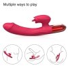 Wibrator silicone vibrator usb, 10 vibration modes, heating